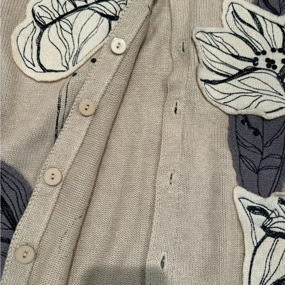 STORYBOOK KNITS Contemporary Floral Cardigan - Picture 6 of 9